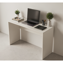 Ver imagem 1 de Escrivaninha Branca Minimalista para Home Office 90cm