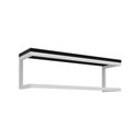 Ver imagem 2 de Toalheiro para Banheiro Estilo Industrial Ita - Branco e Prateleira Preta