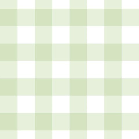 Papel de Parede Doce Estilo Xadrez Verde 82113