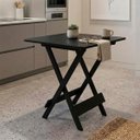 Ver imagem 2 de Mesa 70x70 Dobrável Madeira Maciça 4 Lugares Bar Restaurante