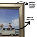 Ver imagem 4 de Porta Retrato Moldura Madeira Premium Champanhe Point para Foto 15x21