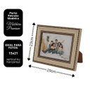 Ver imagem 3 de Porta Retrato Moldura Madeira Premium Champanhe Point para Foto 15x21