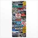 Ver imagem 2 de Adesivo de Porta Placas Rua 1 Arte Destaque P - 0,73 X 2.13 Metros