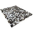 Ver imagem 2 de Tapete de couro marrom café malhado 2,00x2,50 c/b pç 10x10cm