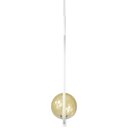 Ver imagem 4 de Kit 2 Pendentes Lustre On Drop Branco Globo de Vidro Âmbar