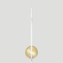 Ver imagem 5 de Kit 2 Pendentes Lustre On Drop Branco Globo de Vidro Âmbar