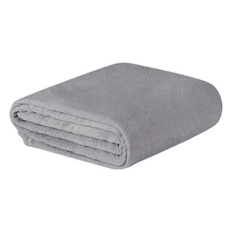 Manta Queen Everest Microfibra Toque Macio - Cinza - 100% Poliéster