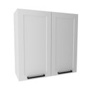 Ver imagem 3 de Armário Aéreo 2 Portas Almofada 80cm TM1314 MDF Grazi Branco