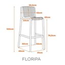 Ver imagem 5 de Banqueta Floripa - Fendi fratini