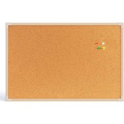 Quadro de Avisos Cortiça Madeira Pinus Neo 90 X 60 Cm - 2