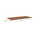 Ver imagem 2 de Tampo 1255c para Balcão de Cozinha 120cm Cobre Castanho Finestra