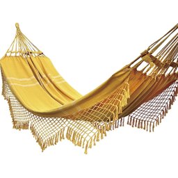 Rede Grande De Dormir Para Casal King 4,70m Várias Cores:Amarelo - 1