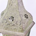 Ver imagem 3 de Lanterna Marroquina Verde Rustica Decoração 65x21x25cm 2pc