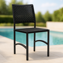 Ver imagem 1 de Cadeira Corda Náutica Dubai em Alumínio Preto