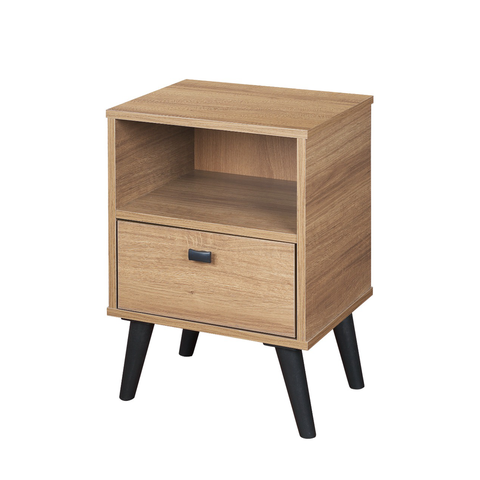 Mesa de cabeceira Estilo Retrô 38,5cm Mel Móbile