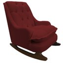 Ver imagem 2 de Kit Amamentação com Balanço Suede Vinho - Dominic Decor Lille