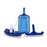 Kit Limpeza Piscina - Aspirador, Peneira, Escova - 1