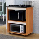 Ver imagem 1 de Balcão para Cooktop 5 Bocas 2 Nichos para Forno Siena - Kaike