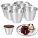 Ver imagem 1 de Forminha de Assar Petit Gateau de Alumínio Kit com 6 Unidades