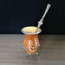 Ver imagem 3 de Conjunto Kit Chimarrão Mate Tererê Bomba E Cuia Com Tripé Gaúcho