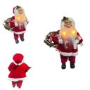 Ver imagem 3 de Papai Noel em Pe Vermelho Branco 40cm C/led Florarte