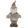 Papai Noel Natalino Decorativo em Pe na Cor Bege 32cm - 1