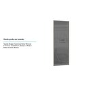 Ver imagem 2 de Porta de Correr 80cm com Vidro Reflecta Prata e Puxador Inox com Kit Ferragem Prime Luciane
