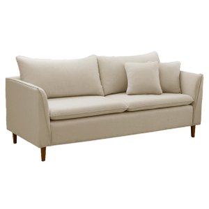 Sofá Living Kassia 2 Lugares 2,04m Bege Lansofbr Lansof Brasil