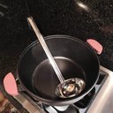 Ver imagem 4 de Kit 3 Conchas de Aço Inox para Cozinha Industrial Restaurantes Feijão Molhos Sopa Grande Brinox