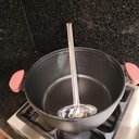 Ver imagem 6 de Kit 3 Conchas de Aço Inox para Cozinha Industrial Restaurantes Feijão Molhos Sopa Grande Brinox