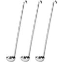 Ver imagem 1 de Kit 3 Conchas de Aço Inox para Cozinha Industrial Restaurantes Feijão Molhos Sopa Grande Brinox
