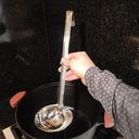 Ver imagem 2 de Kit 3 Conchas de Aço Inox para Cozinha Industrial Restaurantes Feijão Molhos Sopa Grande Brinox