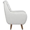 Ver imagem 6 de Poltrona de Amamentação Fixa Pés Manu Sky D02 Linho Branco C-419 - Lyam Decor