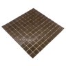 Pastilha de Vidro Cristal para Cozinha Banheiro 30x30 Marrom - 4