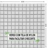 Pastilha de Vidro Cristal para Cozinha Banheiro 30x30 Marrom - 7
