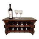 Ver imagem 2 de Adega Vinho Madeira 10 Garrafas Tipo Mesinha Imbuia C05