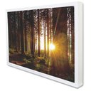 Ver imagem 1 de Quadro Decorativo Caixa As Árvores e o Nascer do Sol Tacolado Moldura Caixa 3cm Madeira com Vidro 8