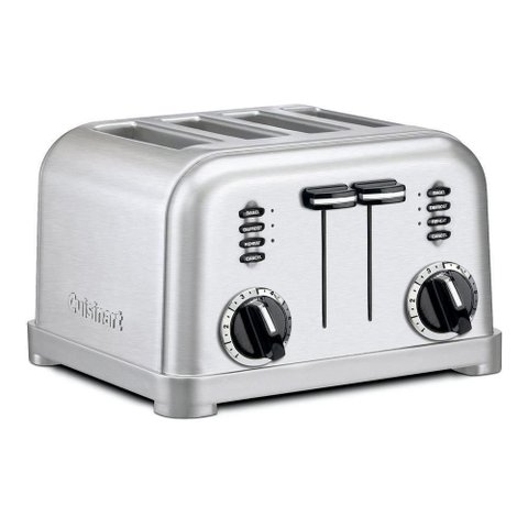 Torradeira para 4 Fatias em Aço Escovado Cpt-180BR 127V Cuisinart