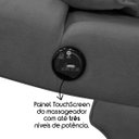 Ver imagem 3 de Maca Lash Designer Cilios Luxo Estofada com Massagem Bouclê Cinza Grafite