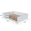 Ver imagem 3 de Cama Infantil de Casal Montessoriana em 100% MDF Premium Mark Branco/Tx