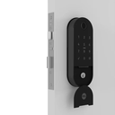 Ver imagem 4 de Fechadura Digital Lia Preto Fosco Rolete Biometria Senha