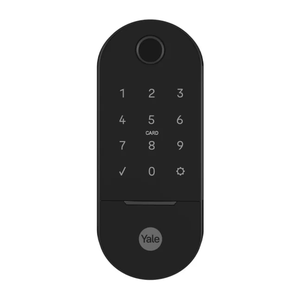 Fechadura Digital Lia Preto Fosco Rolete Biometria Senha