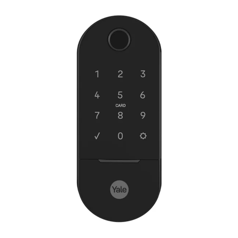 Fechadura Digital Lia Preto Fosco Rolete Biometria Senha