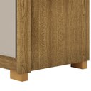 Ver imagem 3 de Guarda-roupa Dubai Majestic 6 Portas 3 Gavetas Nature/fendi - Vila Rica