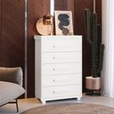 Ver imagem 1 de Cômoda Paris em MDF com 5 Gavetas