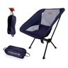 Cadeira Portátil Dobrável Pesca 140kg com Encosto Cor Azul - 6