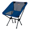 Cadeira Portátil Dobrável Pesca 140kg com Encosto Cor Azul - 1