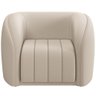 Kit Sofá 5 Lugares para Sala 332cm com 02 Poltronas Lazio M03 Veludo Bege - Lyam Decor - 5