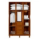 Ver imagem 3 de Guarda-roupa Solteiro Pará 7 Portas 3 Gavetas 4 Prateleiras com Espelho Ypê - Rodmóveis