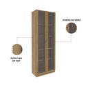Ver imagem 4 de Cristaleira Sala de Jantar 2 Portas Vidro e 5 Prateleiras Graciela T02-D'Rossi